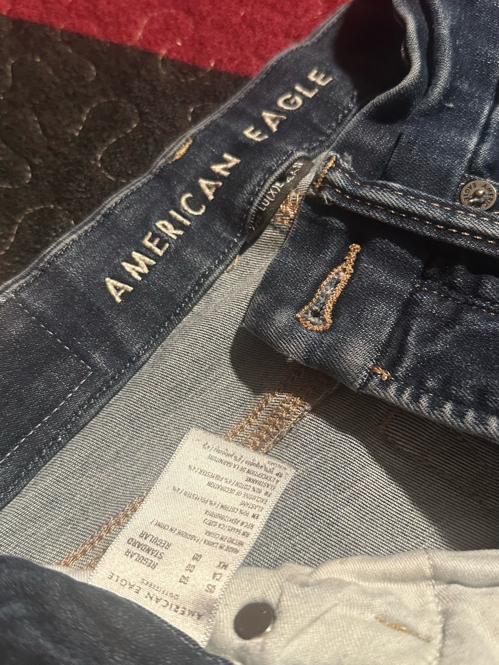 American Eagle Outfitters Women's Dark Indigo Skinny Jeans